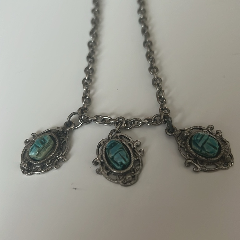 Turquoise fashion necklace